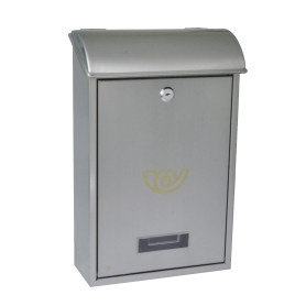 Amig - Boîte aux Lettres Extérieure en Acier Inoxydable Modèle 2 | Installation Facile avec Vis Incluses | Porte avec Serrure |