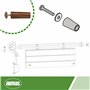 Amig – Lot de 2 butées pour volet Roulant | Installation Facile | Résistantes aux intempéries | Compatibles avec PVC et Aluminiu