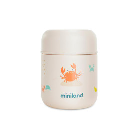 Miniland - Thermos Bébé pour Aliments 280ml en Acier Inoxydable