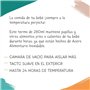 Miniland - Thermos Bébé pour Aliments 280ml en Acier Inoxydable, Maintient la Température Plus de 24h, Fermeture Hermétique et I
