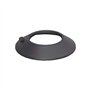 S&M 485602 - Enjoliveur émaillé noir Ø 80 mm | Rosace pour conduits de poêles et cheminées