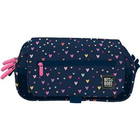 Trousse Fourre-Tout Triple Bits&Bobs Hearts Multicouleur 23 x 10 x 10 cm