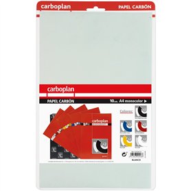 Grafoplás Lot de 10 feuilles de papier calque blanc pour textile | 21 x 33 cm | Parfait pour copier sur tissu | Carboplan