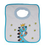 33x36 cm | 90% Coton - 10% polyester - Bavoirs pour Bébés de plus d'un an - Fermeture en