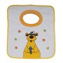 Ti TIN | Lot de 4 Bavoirs Imperméables, 33x36 cm | 90% Coton - 10% polyester - Bavoirs pour Bébés de plus d'un an - Fermeture en
