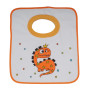 Ti TIN | Lot de 4 Bavoirs Imperméables, 33x36 cm | 90% Coton - 10% polyester - Bavoirs pour Bébés de plus d'un an - Fermeture en