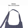 Lacor - 60080 - Tablier de cuisine unisexe, Tablier au design simple, élégant et original, mesure 68x83 cm, Couleur Bleu Marine