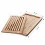 LACOR 60487 Planche à Découper Le Pain Bambou Beige