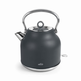 Lacor 69397 - Bouilloire rétro en acier inoxydable 18/10 avec technologie STRIX
