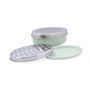 Râpe avec réservoir Quid Ozon Vert Métal 17 x 12 x 7 cm (12 Unités)