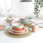 Tasse Quid Kaleido Vert Corail Céramique 330 ml (12 Unités)