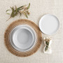 Assiettes Bidasoa Moana Gris Céramique 12 Pièces