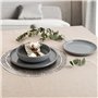 Assiettes Quid Duna Gris Céramique 12 Pièces