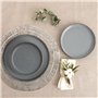 Assiettes Quid Duna Gris Céramique 12 Pièces