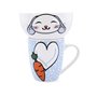 Lot de tasses Quid Zoo Multicouleur Céramique Lapin