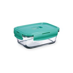 Luminarc Turquoise Récipient rectangulaire hermétique en verre 82 cl