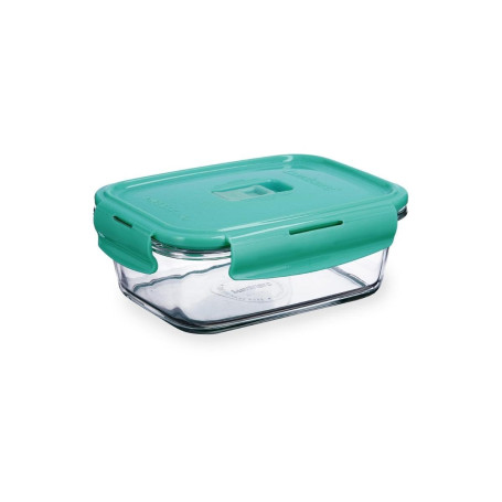 Luminarc Turquoise Récipient rectangulaire hermétique en verre 82 cl