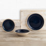 Assiettes Quid Baltic Bleu Céramique 18 Pièces