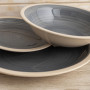 Assiettes Quid Baltic Gris Céramique 18 Pièces