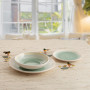 Assiettes Quid Velvet Vert Céramique 18 Pièces