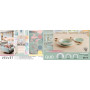 Assiettes Quid Velvet Vert Céramique 18 Pièces