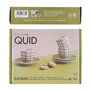 Tasse avec sous-tasse Quid Kansas Vert Céramique 90 ml (6 Unités)