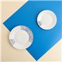Assiettes Quid Kansas Bleu Céramique 18 Pièces