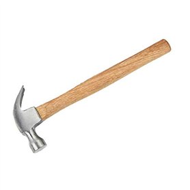 Marteau à clou multifonction avec manche en bois pour réparation à la maison