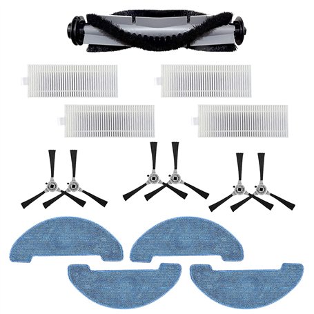 Yooria Kit d'accessoires pour aspirateur Venga VG rvc 3000 et VG rvc 3000 BS - 6 brosses latérales
