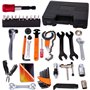 COZYROOMY Kit d'outils de réparation pour vélo - Mallette à outils pour vélo - Pour travaux de montage et de réparation - Outil
