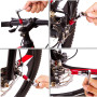 COZYROOMY Kit d'outils de réparation pour vélo - Mallette à outils pour vélo - Pour travaux de montage et de réparation - Outil 