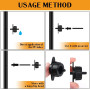 Suinga Lot de 100 Goutteurs autorégulants 4 l/h, Goutteurs d'irrigation en ligne système micro, Goutteur pour arrosage agriole e