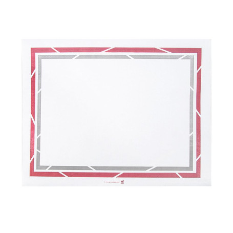 Garcia de Pou Lot de 500 sets de table « Self-Service » 48 g/m² 25 x 31 cm Blanc Papier