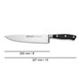 Couteau de cuisine Arcos serie riviera Noir Acier 20 cm