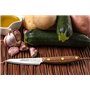 Arcos Couteau d'officeen acier inoxydable. Couteau de cuisine professionnel pour éplucher les fruits et légumes. Manche en bois 