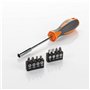 RH HR 170457 - Lot de 9 porte-embouts magnétiques + pointes 450 mm