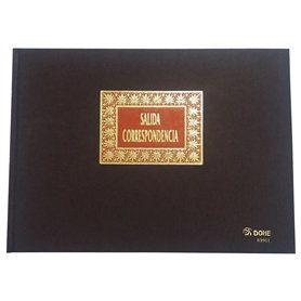 Registre d'enregistrement du courrier DOHE 09911 A4 Bordeaux 100 Volets
