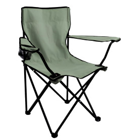 FORNOR 10048 Fauteuil Pliant Khaki 52 x 52 x 90 cm