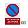 Panneau en PVC d'interdiction de stationner 21 x 30 cm