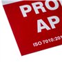 Panneau en PVC d'interdiction de stationner 21 x 30 cm