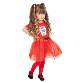 Rubies Costume bébé ketchup pour enfants et filles T-shirt et jupe tutu et collant