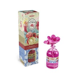 Prady - Magic Flower Désodorisant Framboise - 100 ML - Parfum fruité de framboise pour une ambiance vive et rafraîchissante.
