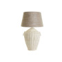 Lampe de bureau DKD Home Decor Blanc Marron 50 W 220 V 42 x 42 x 70 cm