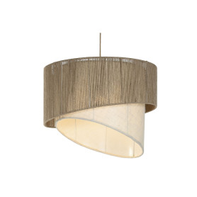 Suspension Home ESPRIT Marron Jute Métal Corde 60 x 60 x 50 cm