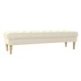 Banquette Home ESPRIT Crème Polyester Bois