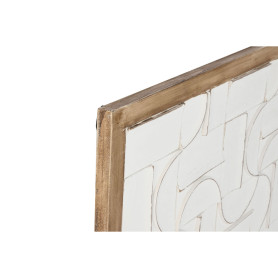 Figurine Décorative Home ESPRIT Blanc Naturel Moderne 90 x 3 x 90 cm