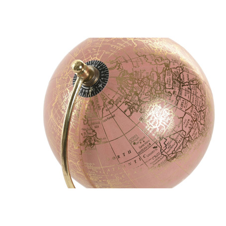 Figurine Décorative Home ESPRIT Blanc Rose Doré Urbaine