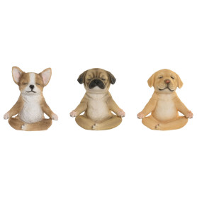 Figurine Décorative Home ESPRIT Marron Chien 14