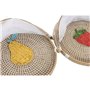 Couvre-vaisselle Home ESPRIT Fibre naturelle 40 x 40 x 24 cm