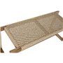 Banquette Home ESPRIT Marron Fibre synthétique Fibre bois de teck 120 x 40 x 45 cm